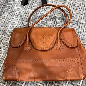 Tan Brooks Brothers Bag